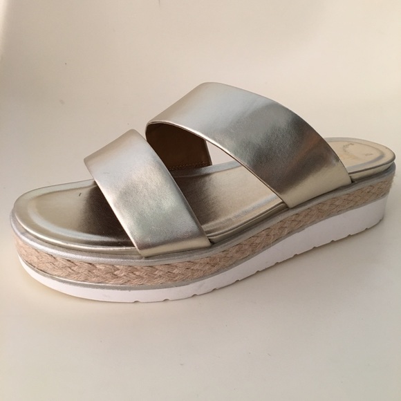 Franco Sarto Platform Espadrille Sandal Sz 10 - Picture 3 of 9